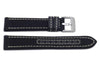 Hadley Roma Genuine Kevlar White Contrast Stitching Watch Band