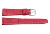 Hadley Roma Red Alligator Grain Leather Watch Band