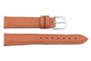 Hadley Roma Java Lizard Grain Orange Textured Leather Watch Strap