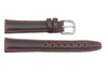 Hadley Roma Light Padded Brown Oil-Tan Leather Long Watch Strap