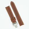 Oil Tanned Leather Chestnut Deployant Watch Band image