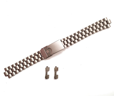 Genuine Wenger Ladies Titanium Plated Stainless Steel 14mm Watch Bracelet image
