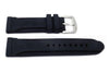 Genuine Silicone Heavy Duty Elevated Stitched 24mm Watch Band