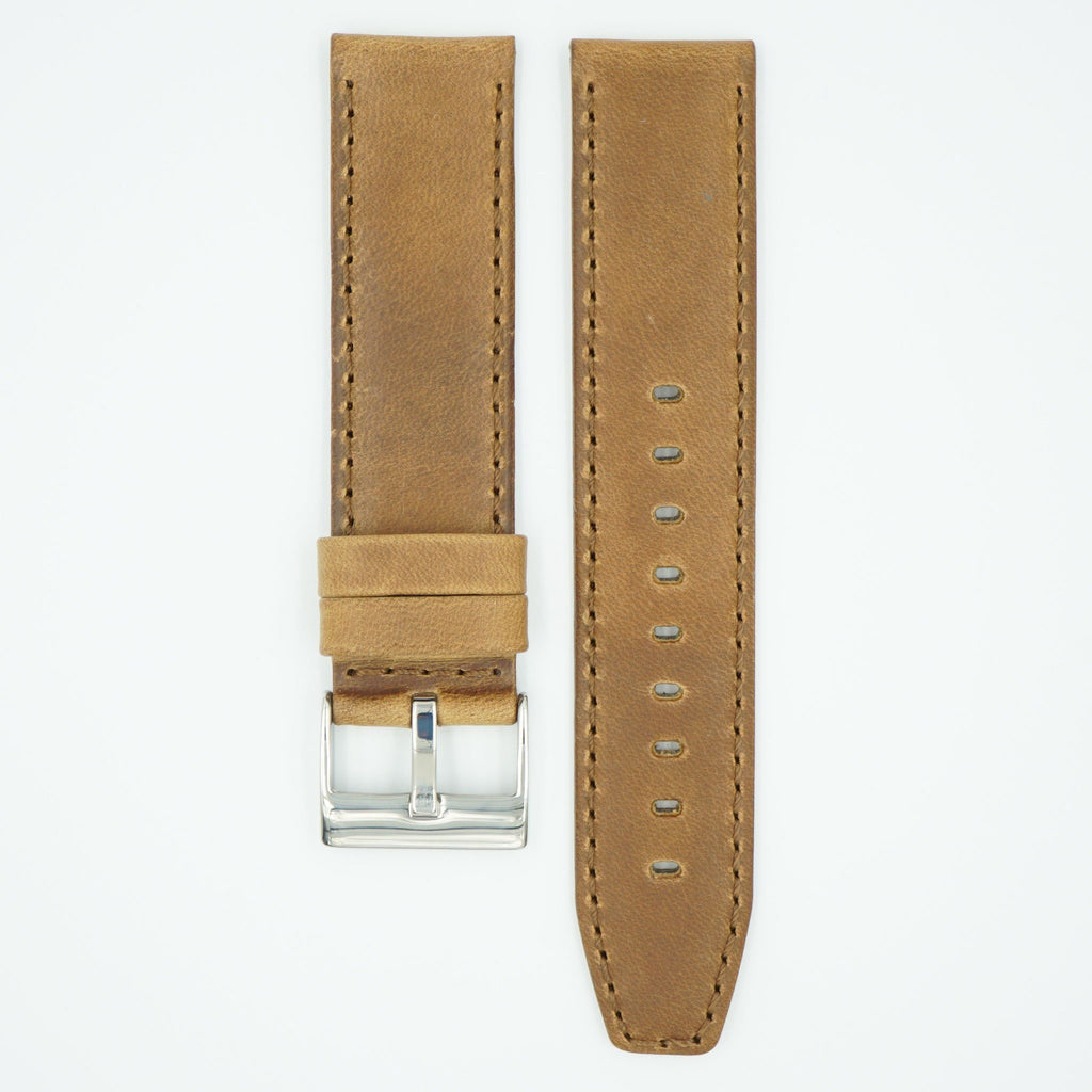 Horween Distressed Rust Leather Watch Strap image