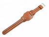 Genuine Wenger Men's Cuff 20mm Brown Leather Band image