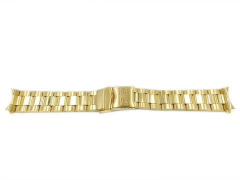 Genuine Invicta 20mm Gold Tone Metal Watch Band image