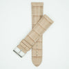 Florence Beige Alligator Grain Leather Watch Band image