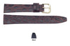 Pico Crocodile Grain Textured Leather Watch Strap