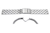 Hadley Roma Breitling Pilot Style Stainless Steel Solid Link Watch Bracelet - Straight End