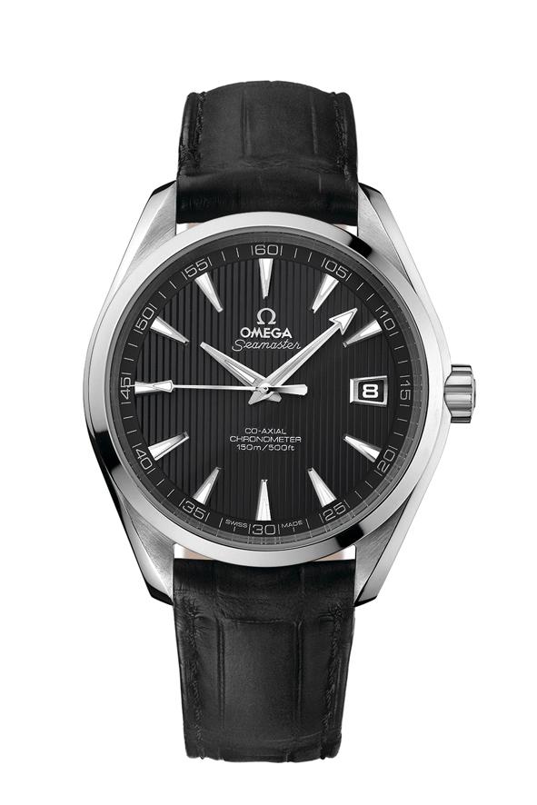 Omega 20mm Black leather Strap 98000278 / 98000245