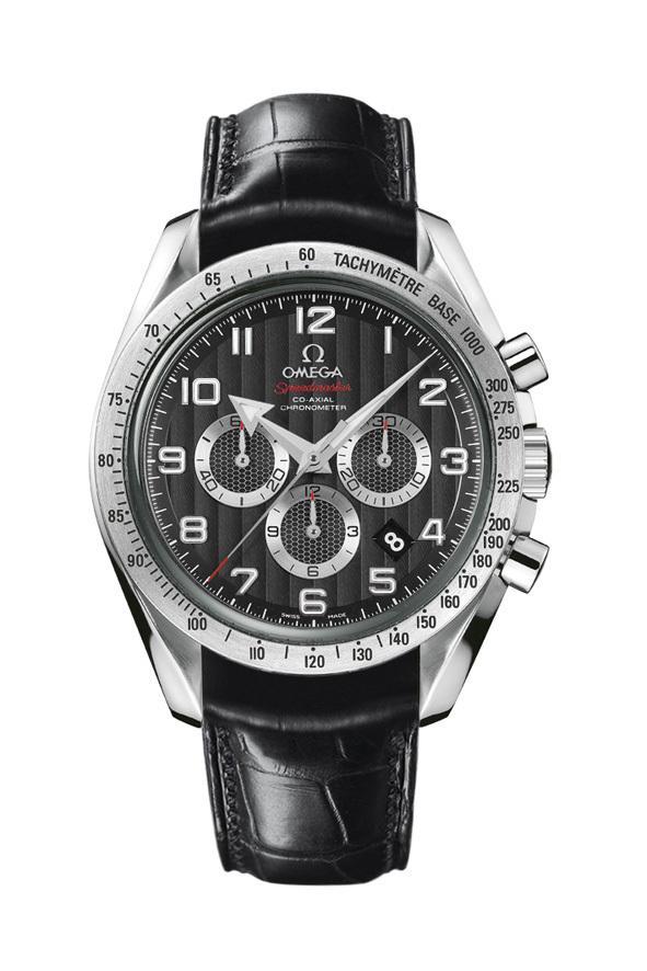 Omega Speedmaster 21mm Black Alligator Genuine leather Strap
