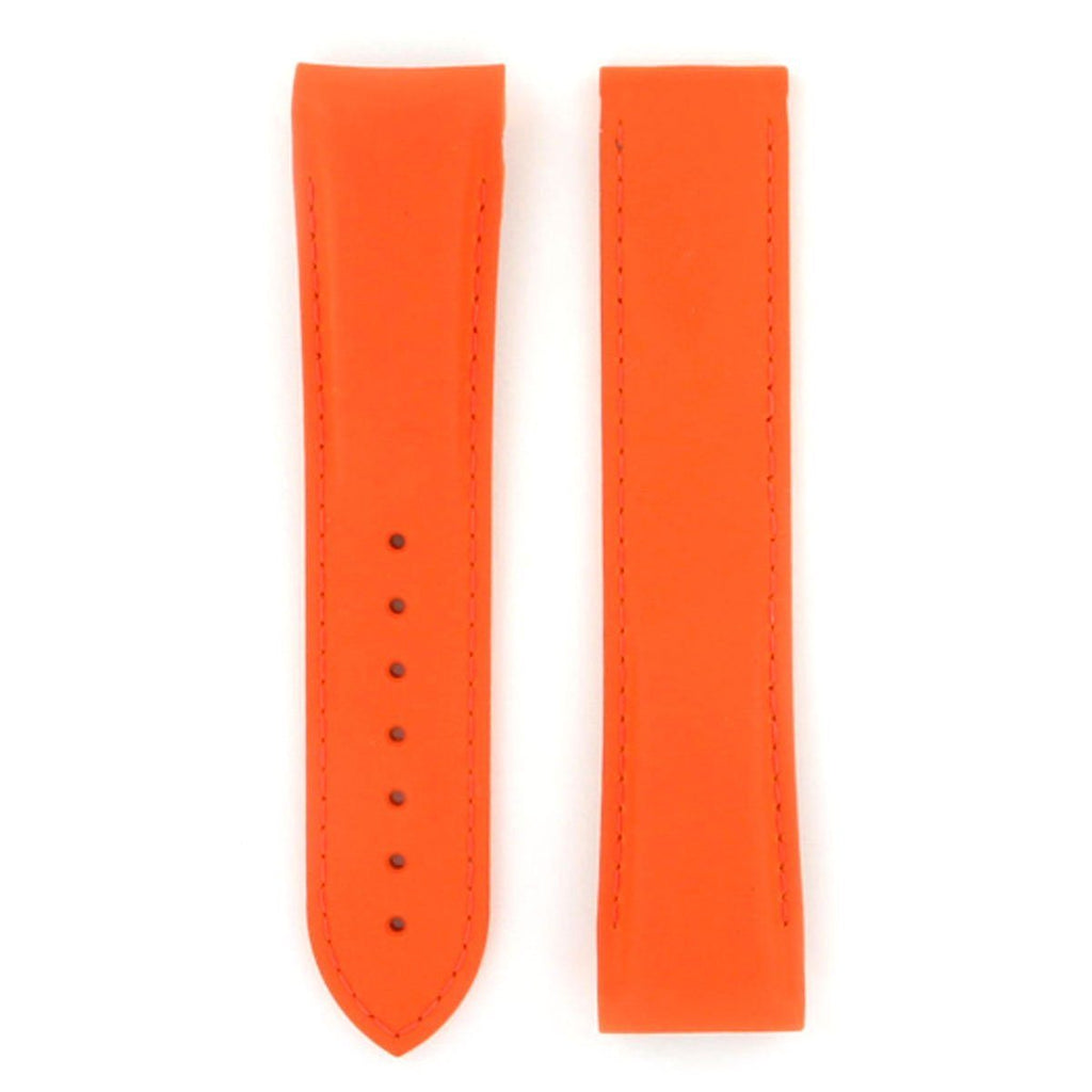 Omega planet ocean orange rubber strap deals