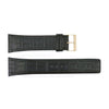Genuine Skagen Black Crocodile Grain 26mm Leather Watch Strap - Screws image