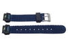 Genuine Nylon Blue 14mm Flat Water Resistant Watch Strap