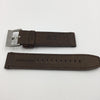 Genuine Armani Exchange Wellworn Dark Brown Leather 22mm Watch Band image