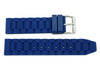 Genuine Silicone Link Style 20mm Replacement Watch Band - Assorted Colors Available image