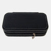 2 Watch Travel Case Black Leather image
