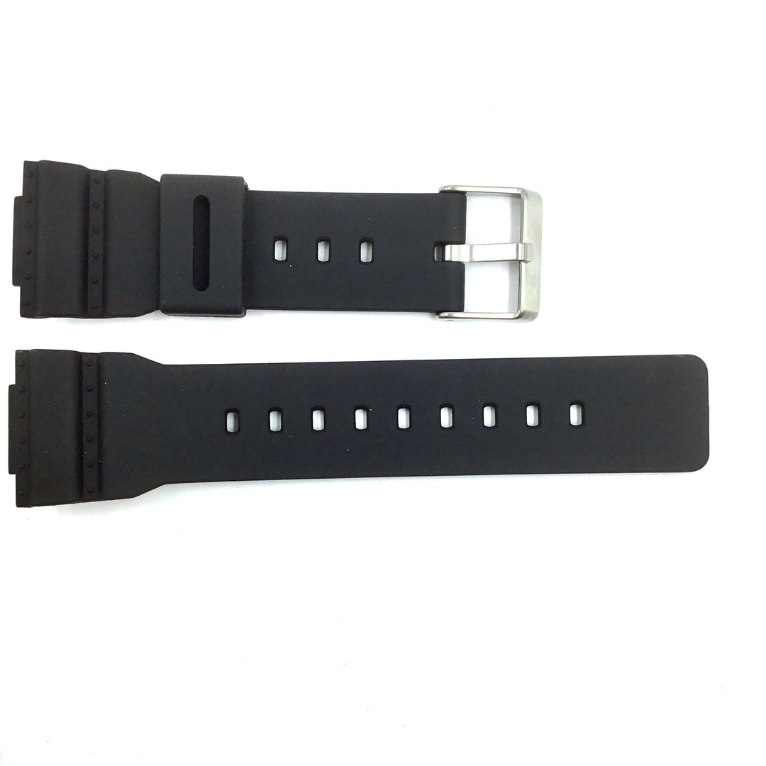 Bandenba CA-5949 Black Rubber Watch Strap