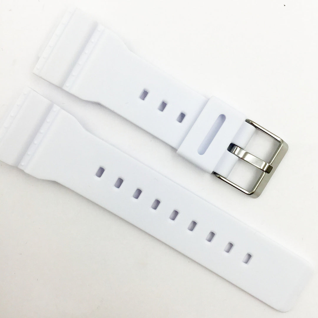 Bandenba CA-5949 White Rubber Watch Strap