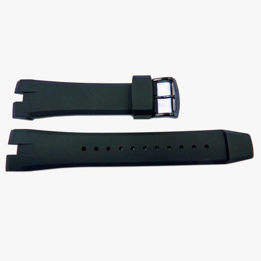 Genuine Citizen Eco Drive Ecosphere Black Rubber 24mm Watch Strap Total Watch Repair 59 S53044