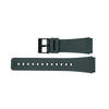 Genuine Casio PVC Material Black Watch Strap image