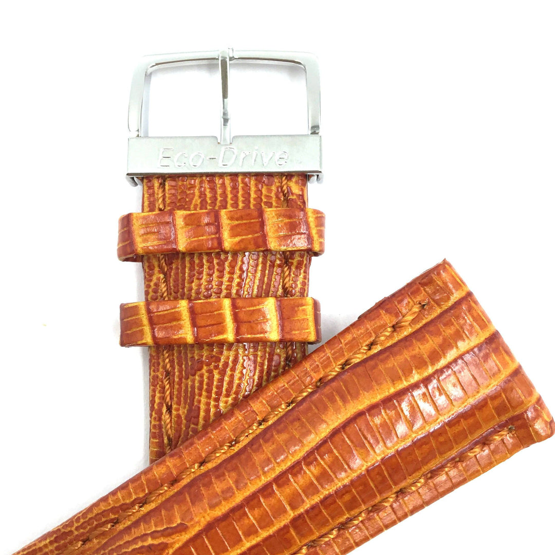 Citizen 59-S50330 Deep-Tan Textured Lizard Grain Leather 20mm Watch Band image