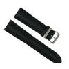 citizen 21mm black leather double stitched strap
