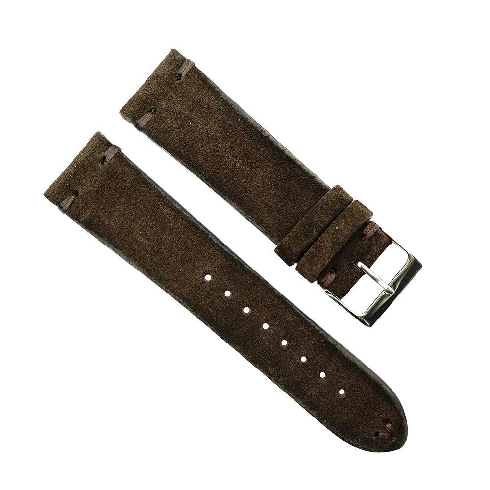 Italian Suede Vintage Style Watch Strap