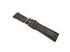 Euro Collection Rhein Fils Switzerland Brown Heavy Stitched Leather Watch Strap image