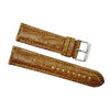 22mm honey alligator strap