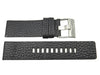 Genuine Diesel Black Textured 24mm Leather Watch Strap image