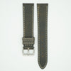 Bomber Black Faded Leather Watch Band image
