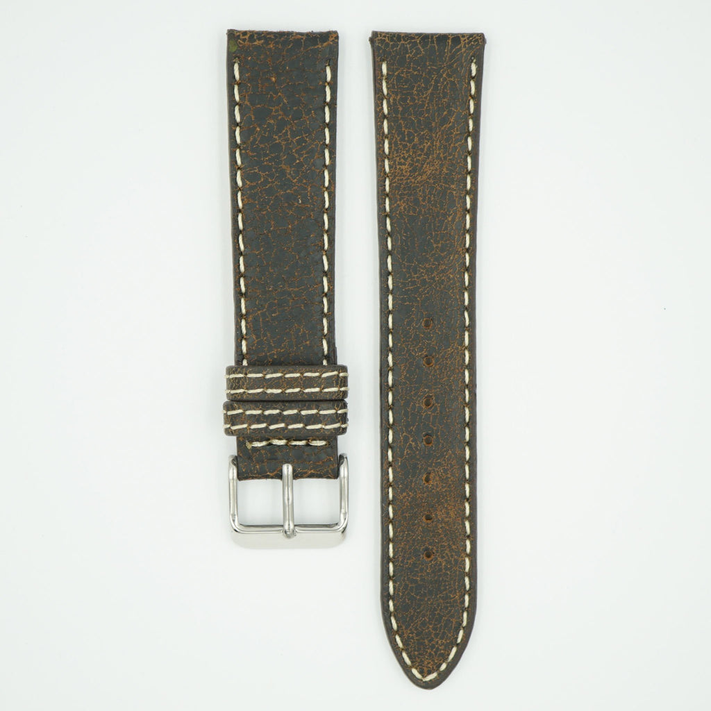 Bomber Brown Faded Leather Watch Band image