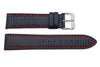 Panerai Carbon Fiber Style Color Contrasting Stitching Watch Band image