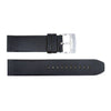 Genuine Fossil Black Smooth Leather 22mm Watch Strap image