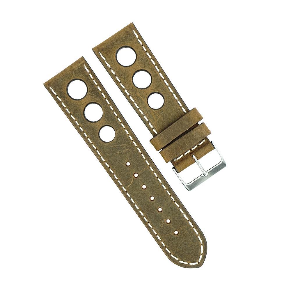 Rally Crazy Horse Italian Leather Watch Strap image