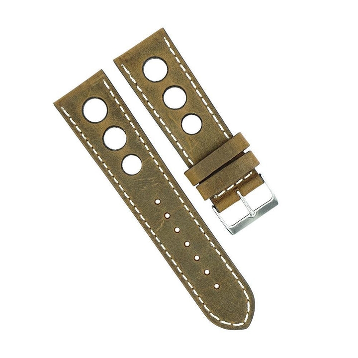 Rally Crazy Horse Italian Leather Watch Strap image