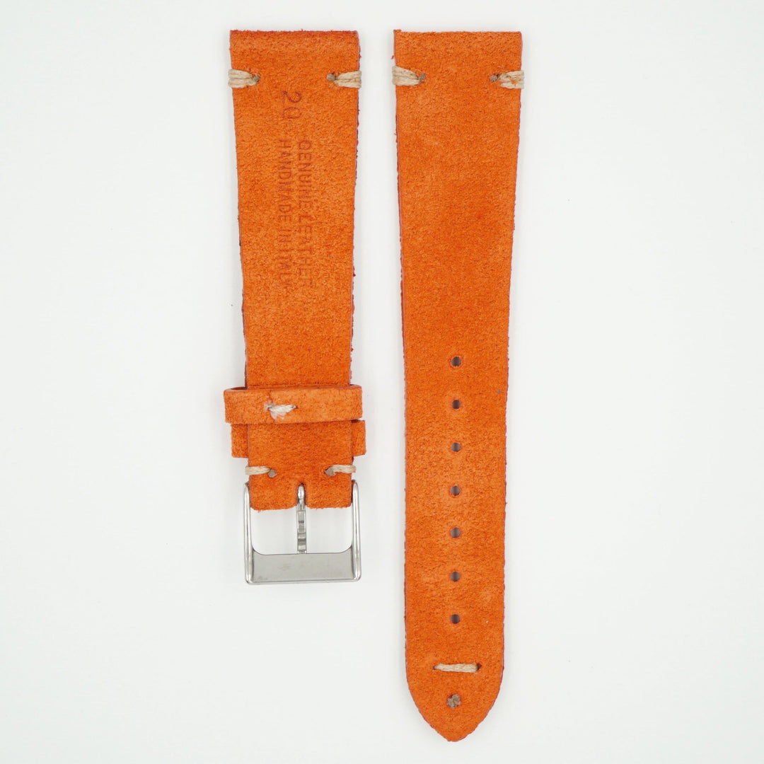 Rustic Vintage Orange Leather Strap image