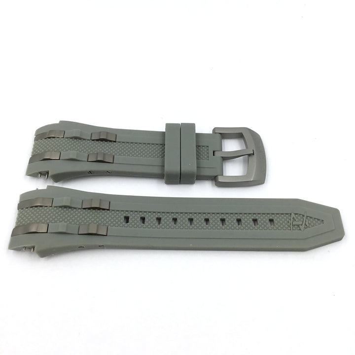 Invicta 0227 Gray Rubber Watch Band Strap image