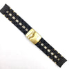 Invicta 15243 Black Silicone Gold-Tone Stainless Steel Watch Bracelet image