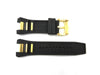 Invicta 6583-V Gold-Tone Stainless Steel Black Rubber Watch Band image