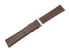 Genuine Kenneth Cole Men's Reaction Brown Buffalo Leather 20mm Watch Strap image