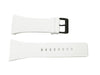 Kenneth Cole 34mm White Rubber Watch Strap image