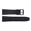 Genuine Kenneth Cole Black Matte Leather 24mm Watch Strap image