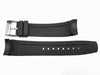 Kenneth Cole Black Polyurethane 22mm Watch Strap image