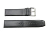 Kenneth Cole 22mm Black Leather Smooth Watch Strap image