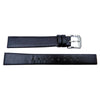 Kenneth Cole Genuine Smooth Black Leather Square Tip 14mm Watch Band image