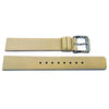 Kenneth Cole Beige Textured Leather Square Tip 15mm Watch Band image