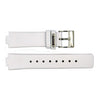 Genuine Kenneth Cole White Smooth Leather Square Tip 20mm/10mm Watch Strap image