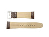 Kenneth Cole 24mm Brown Leather with Contrast Stitching Watch Strap image